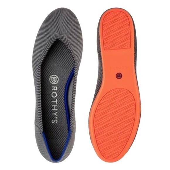 Rothy’s The Flat‎ Dove Gray Rare Women’s Size 9 - Picture 1 of 9